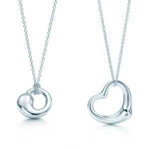 Tiffany & Co. Jewelry - 2 Tiffany Necklaces - Open Heart & Eternal Circle Tiffany & Co. Jewelry - 2 Tiffany Necklaces - Open Heart & Eternal Circle